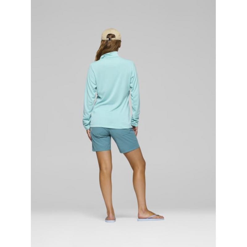 Norrøna femund warm1 Zip Neck W's Aqua Haze/Trooper Aqua Haze/Trooper - Bilde 5