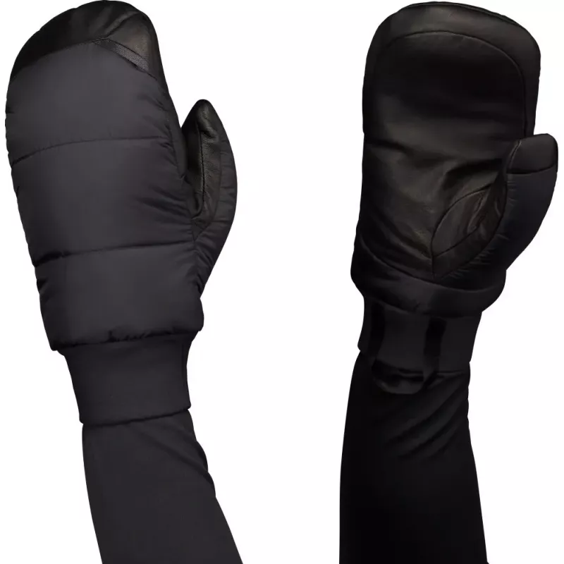 Norrøna lyngen down750 Mittens Caviar Black Caviar Black