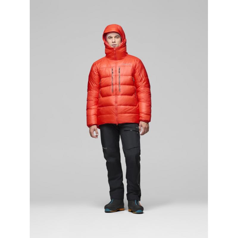 Norrøna trollveggen down800 Hood M's Flame Scarlet Flame Scarlet