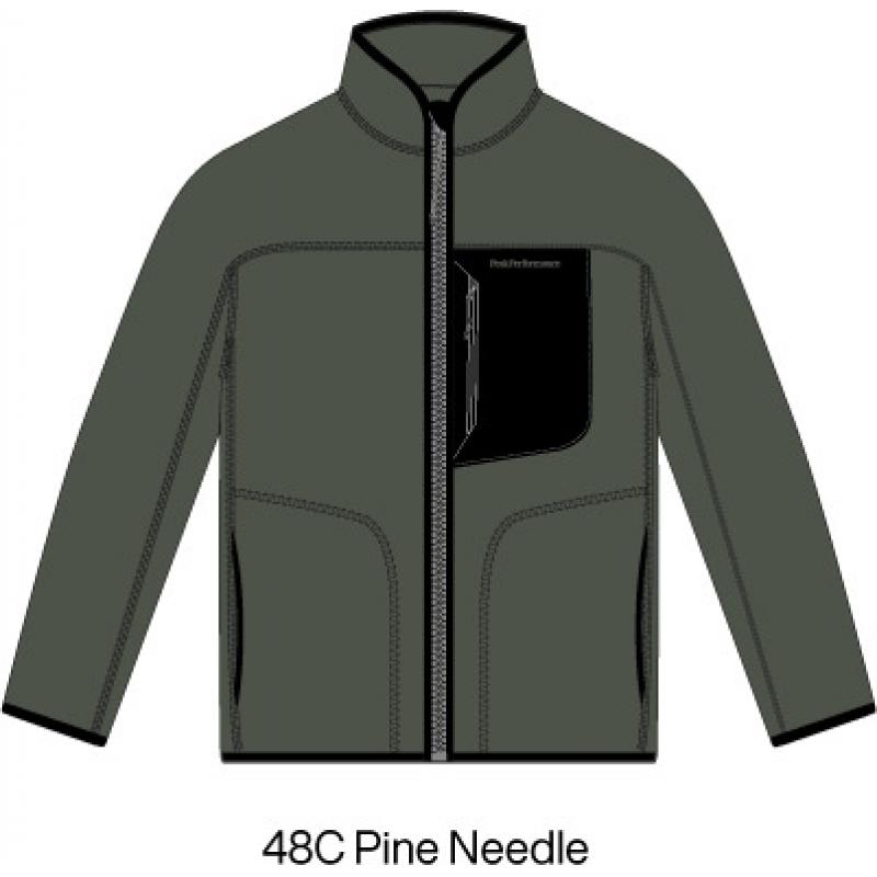 Peak Performance Peak Performance Mens Naturerush Pile Zip Jacket Pine Needle G80852 Platou Sport Bergen 1
