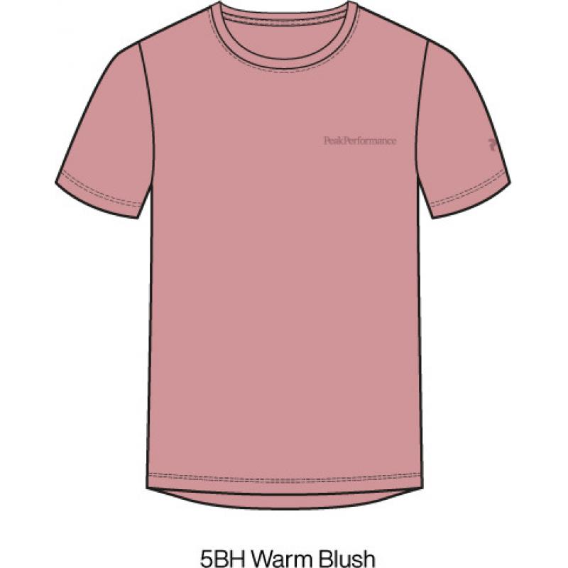 Peak Performance Peak Performance Womens Explore Logo Tee Warm Blush G79540 Platou Sport Bergen 1