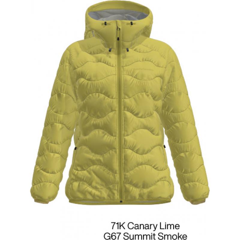 Peak Performance Peak Performance Womens Helium Down Hood Jacket Canary Lime G79841 Platou Sport Bergen 1