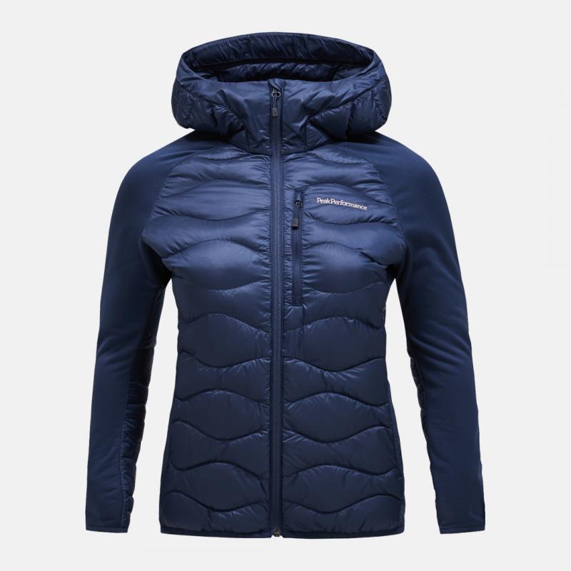 Peak Performance Peak Performance Womens Helium Down Hybrid Hood Blue Shadow G79840 Platou Sport Bergen 1