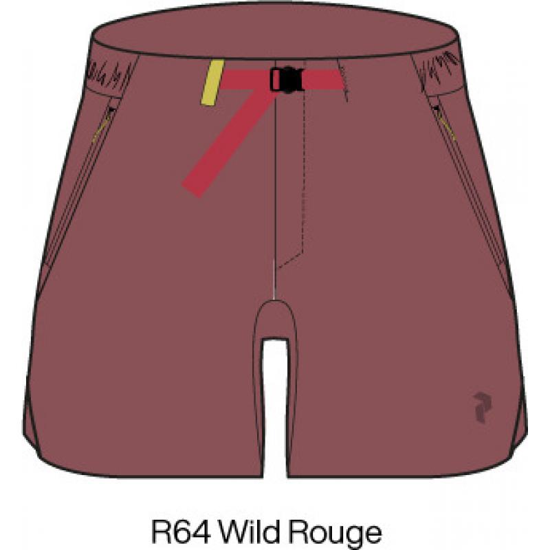 Peak Performance Peak Performance Womens Iconiq Tech Shorts Wild Rouge G80886 Platou Sport Bergen 1