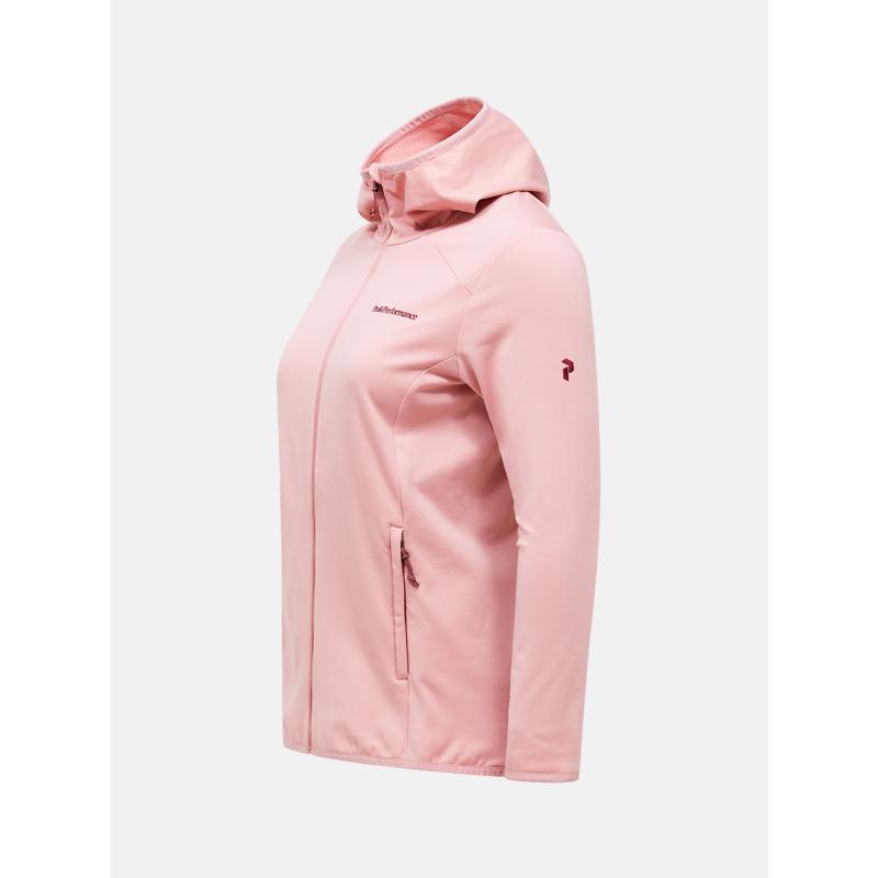 Peak Performance Peak Performance Womens Light Zip Hood Warm Blush G80287 Platou Sport Bergen 3