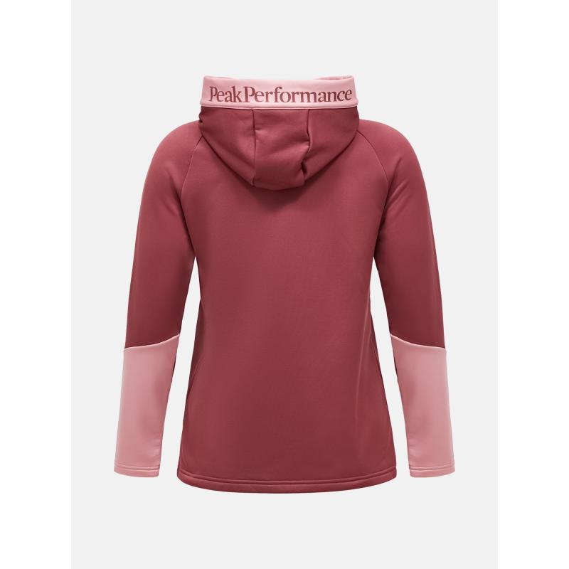 Peak Performance Peak Performance Womens Rider Essentials Zip Hood Wild Rouge G80574 Platou Sport Bergen 2