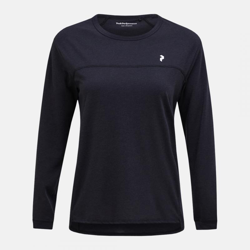 Peak Performance Peak Performance Womens Trail Wool Blend Ls Black G80180 Platou Sport Bergen 1