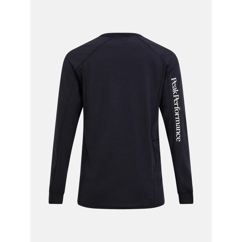 Peak Performance Peak Performance Womens Trail Wool Blend Ls Black G80180 Platou Sport Bergen 2