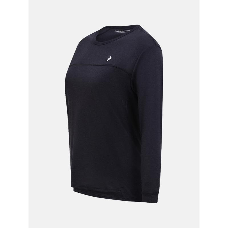 Peak Performance Peak Performance Womens Trail Wool Blend Ls Black G80180 Platou Sport Bergen 3