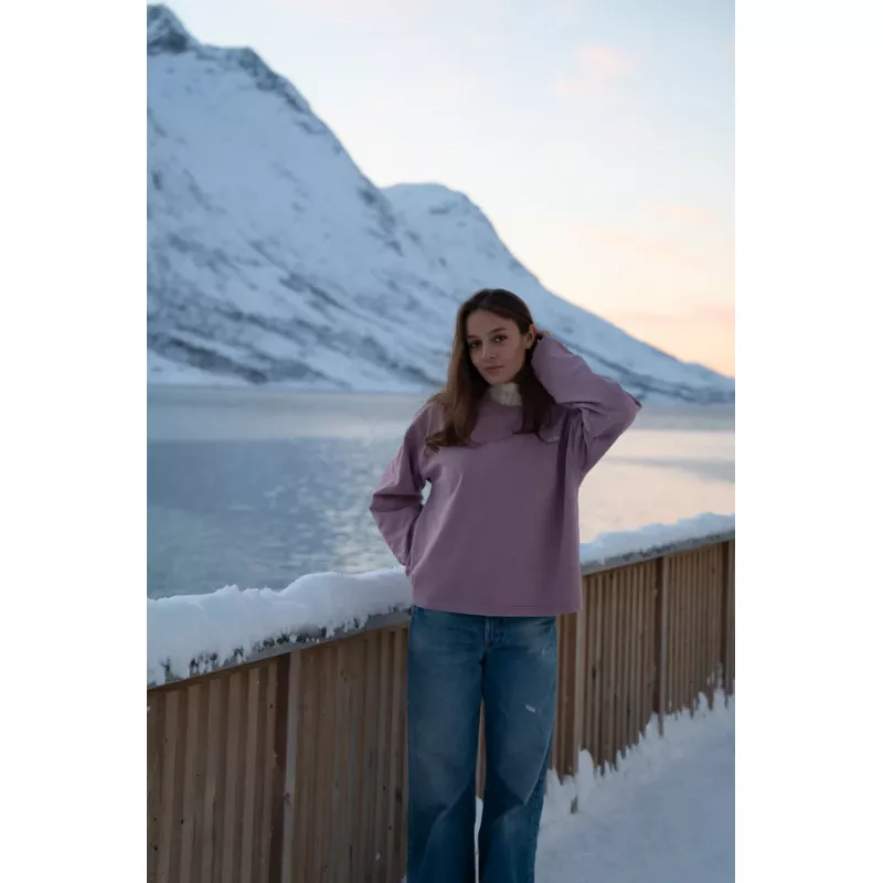 Pre Après Boxy Alpine Long Sleeve Dusty Lilac