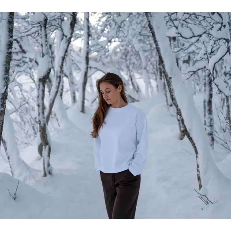 Pre Après Boxy Long Sleeve White - Bilde 3