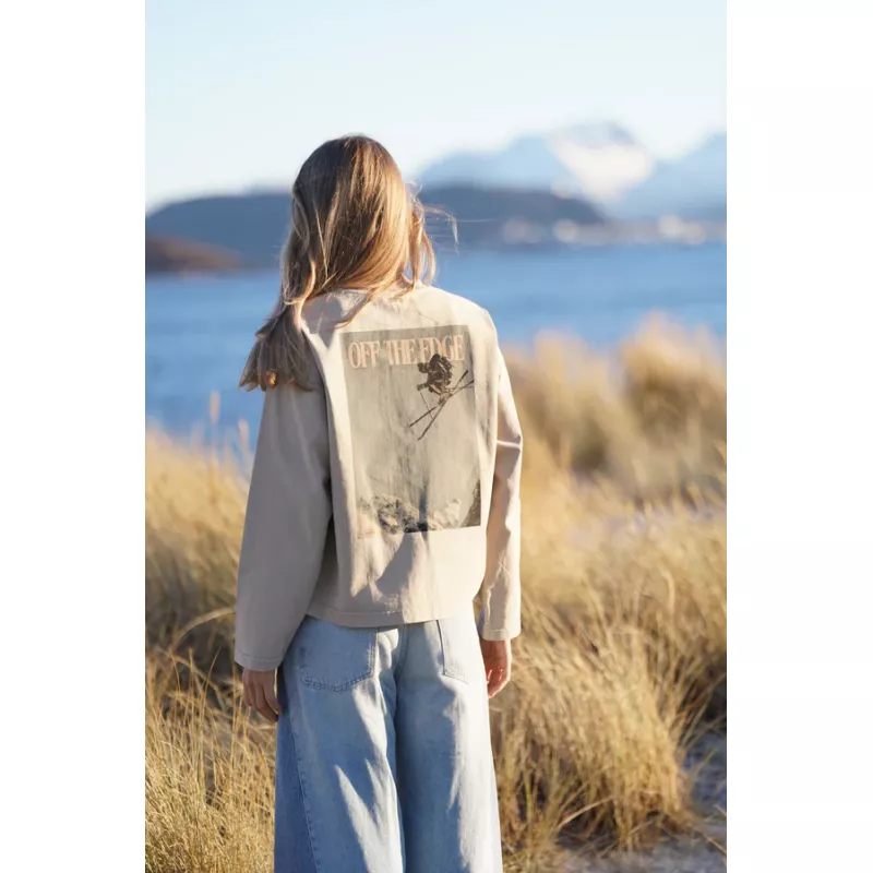 Pre Après Boxy Maverick Long Sleeve Khaki Grey