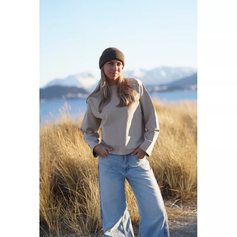 Pre Après Boxy Maverick Long Sleeve Khaki Grey - Bilde 3