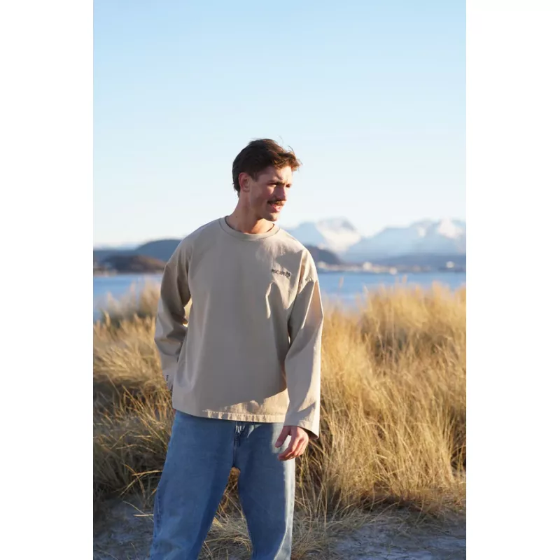 Pre Après Boxy Maverick Long Sleeve Khaki Grey - Bilde 5