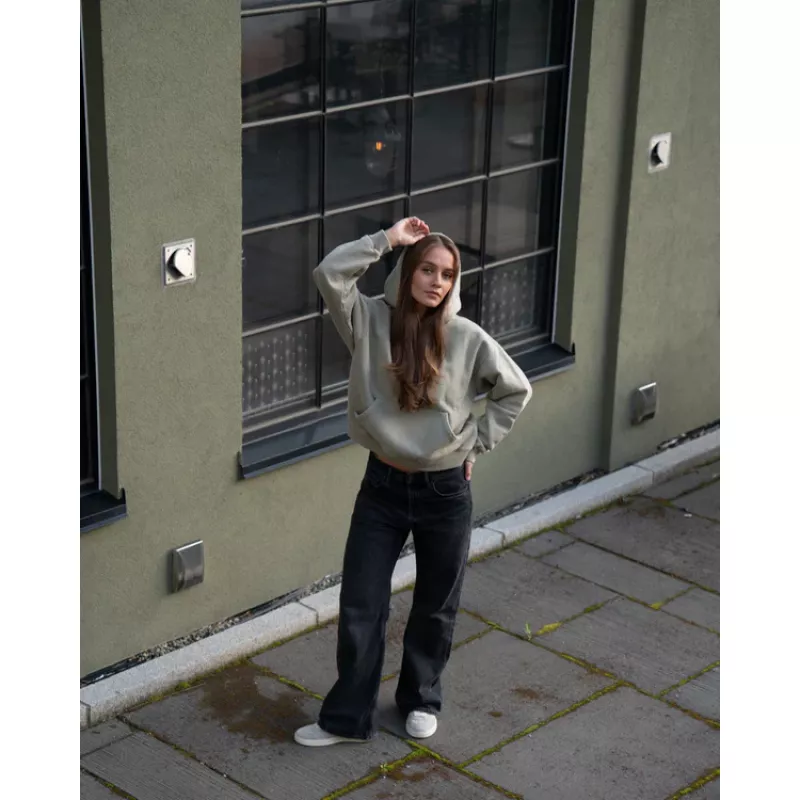 Pre Après Form Hoodie Womens Dusty Green