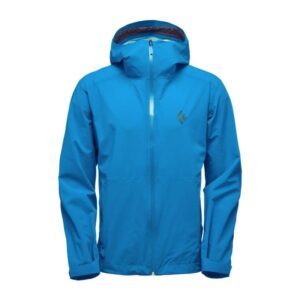Black Diamond Mens Stormline Stretch Rain Shell Kingfisher