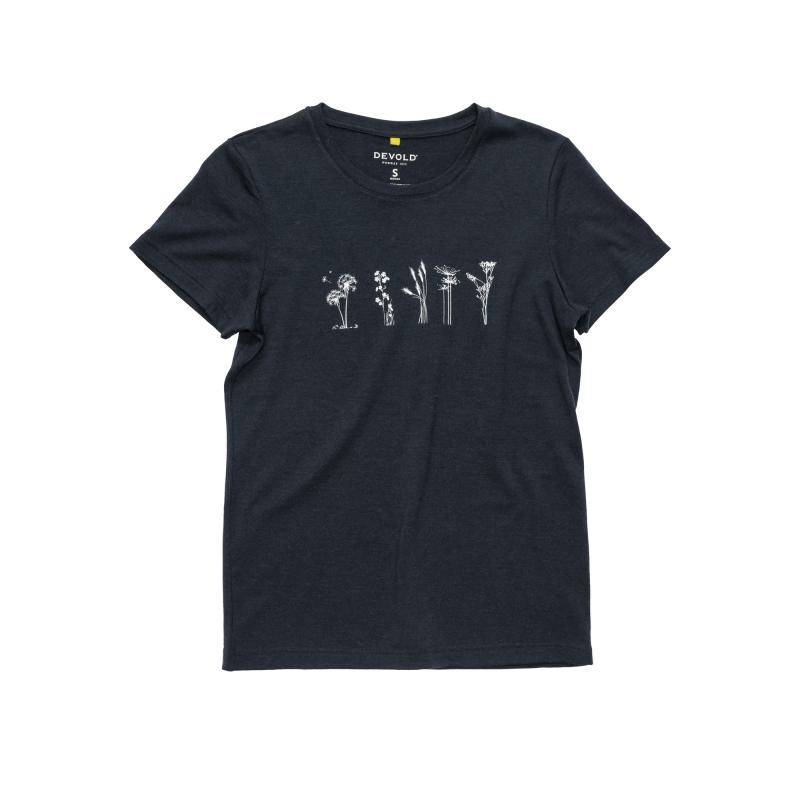 Devold Devold Classic "Flowers" Tee Wmn GO 180 290 F Platou Sport Bergen 1