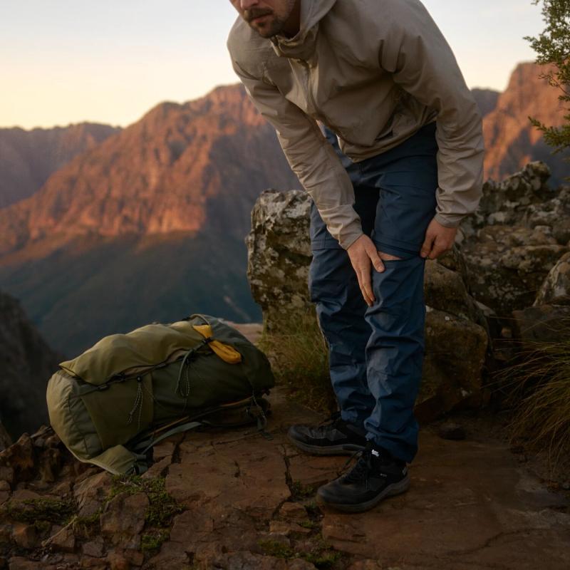 Fjällräven Fjällräven Abisko Hybrid Trail Trs Zip-Off Mens Navy F12200222 Platou Sport Bergen 3