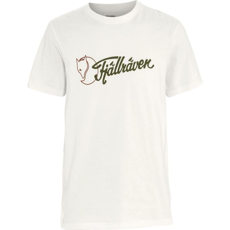 Fjällräven Fjällräven Archive Logo T-Shirt Mens Eggshell F12600328 Platou Sport Bergen 1