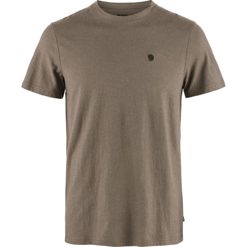 Fjällräven Fjällräven Hemp Blend T-Shirt Mens Suede Brown F12600215 Platou Sport Bergen 1