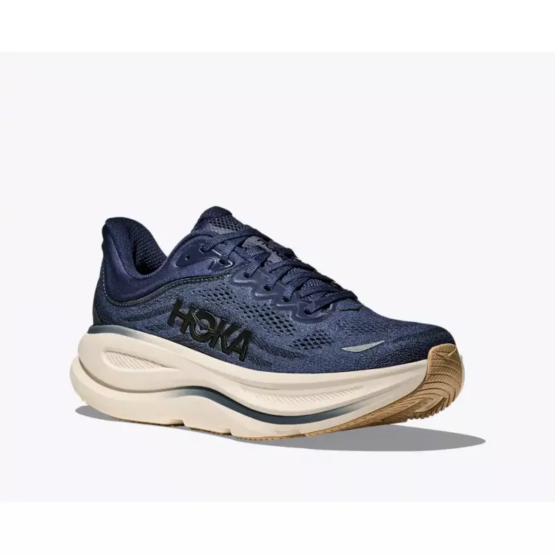 Hoka Bondi 9 Wide Mens Midnight Blue/Varsity Navy