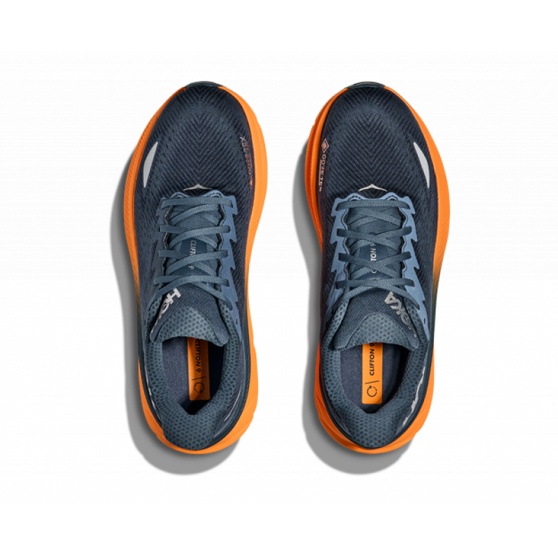Hoka Hoka Clifton 9 GTX Mens Stormy Skies-Orange Zest 1141470F Platou Sport 3