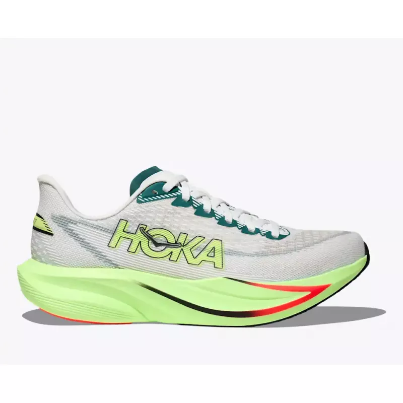 Hoka Mach 7 Womens Frost/Neon Yuzu