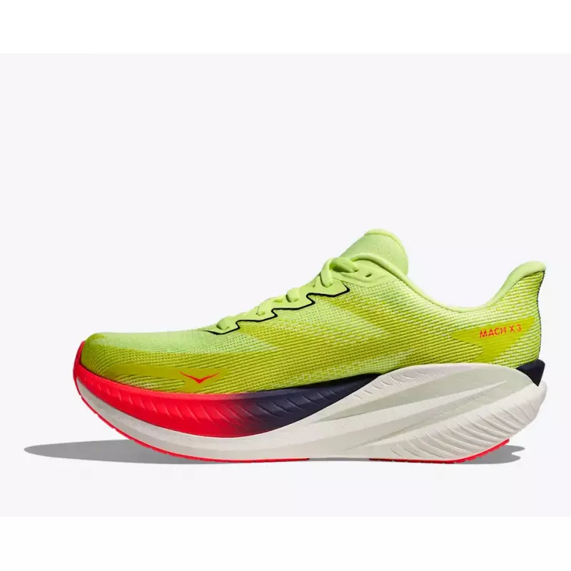 Hoka Mach X 3 Mens Neon Yuzu/Squid Ink - Bilde 2