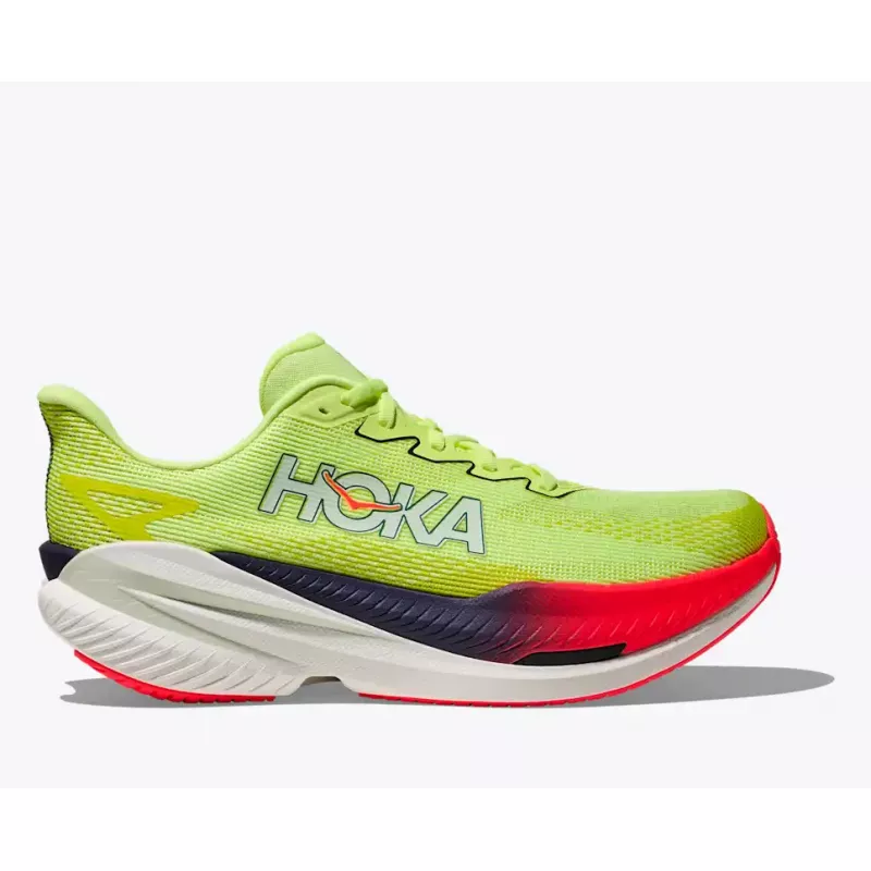 Hoka Mach X 3 Mens Neon Yuzu/Squid Ink - Bilde 8