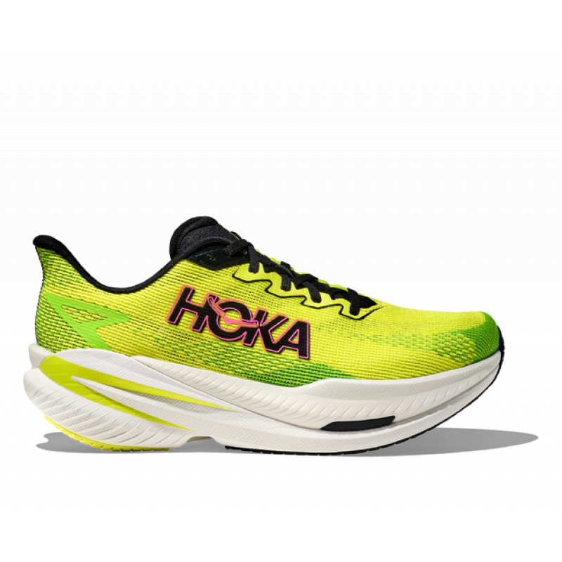 Hoka Mach X 3 Wide Mens Neon Hoka Citrus/Neon Lime