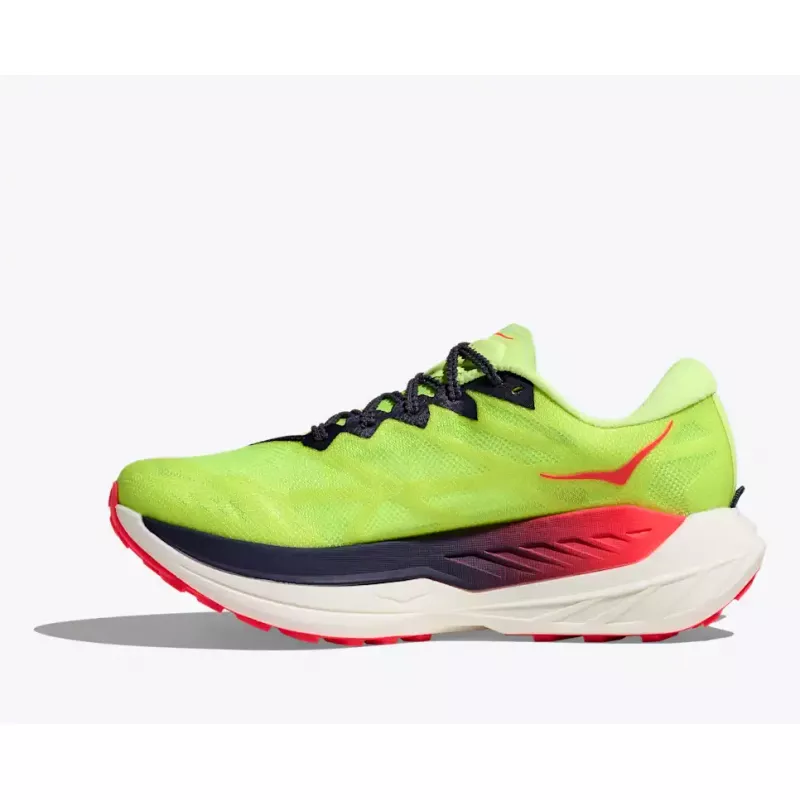 Hoka Rocket X Trail Mens Neon Yuzu/Neon Flame