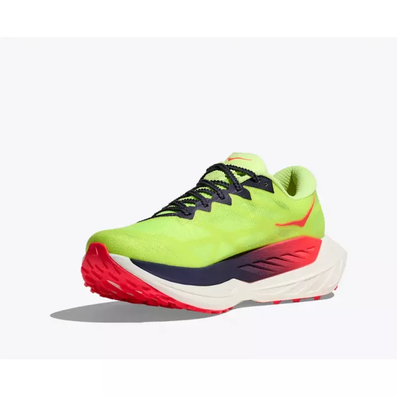 Hoka Rocket X Trail Mens Neon Yuzu/Neon Flame - Bilde 6