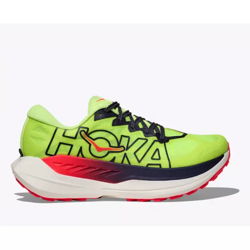 Hoka Rocket X Trail Mens Neon Yuzu/Neon Flame - Bilde 8