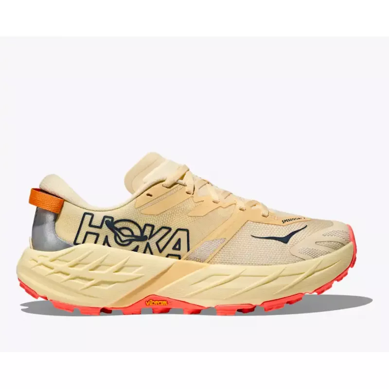 Hoka Speedgoat 7 Womens Vintage Yellow/Neon Flame
