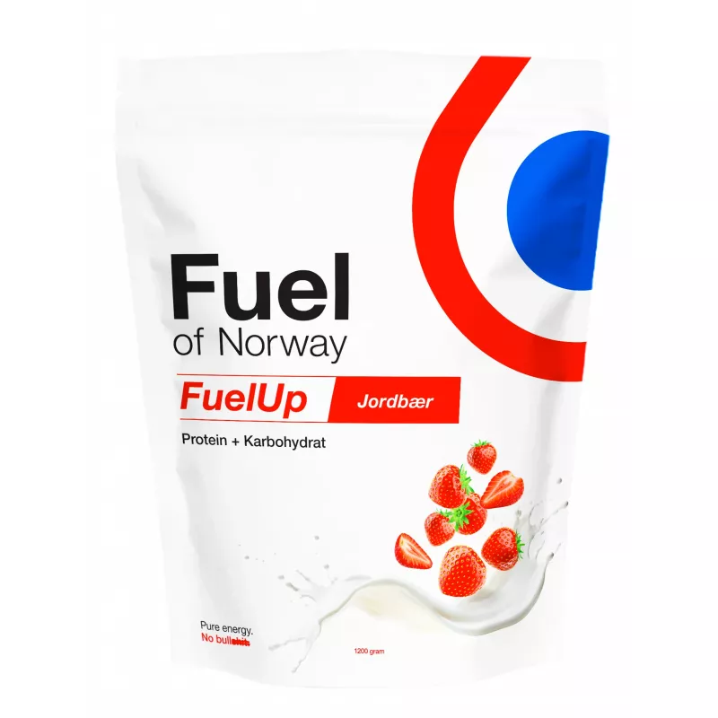 Fuel of Norway FuelUp Protein Jordbær 1,2kg