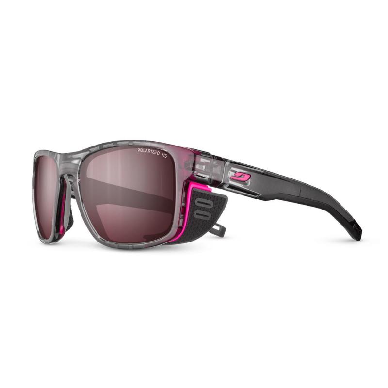 Julbo Shield M Gray/Fluo Pink, Spectron HD 3 Polarized