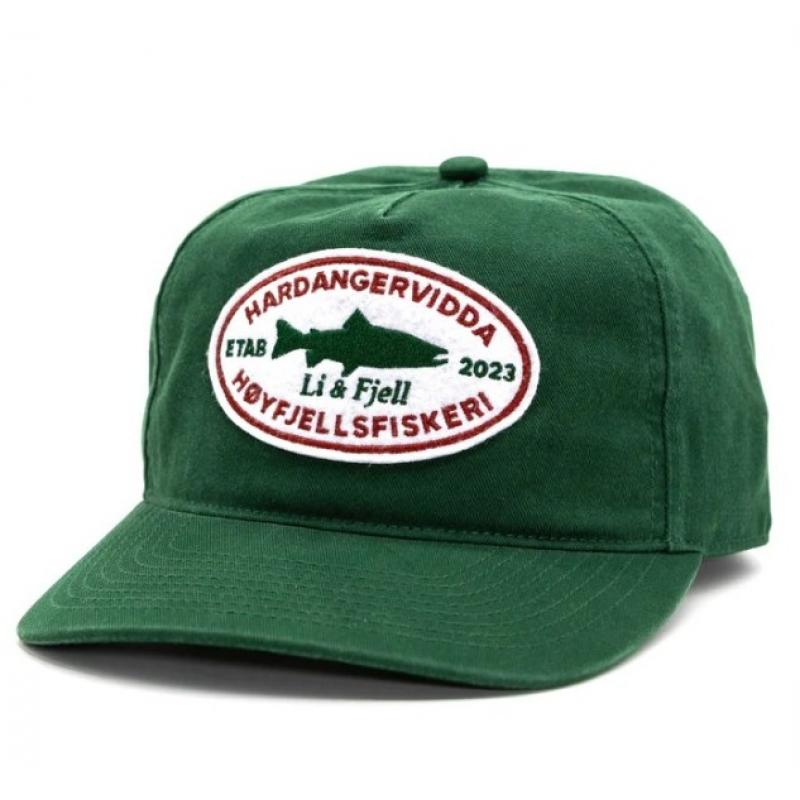 Li&Fjell Hardangervidda Fiskeri Caps – Skogsgrønn