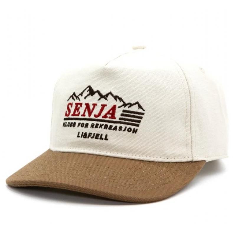 Li&Fjell Senja Rekreasjon Caps – Hvit/Brun