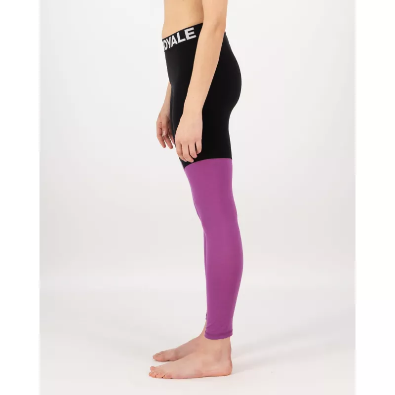 Mons Royale Cascade Merino Base Layer Legging Purple Bolt - Bilde 3