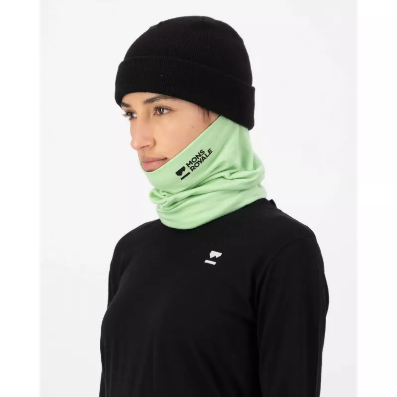 Mons Royale Double Up Merino Neckwarmer Matcha