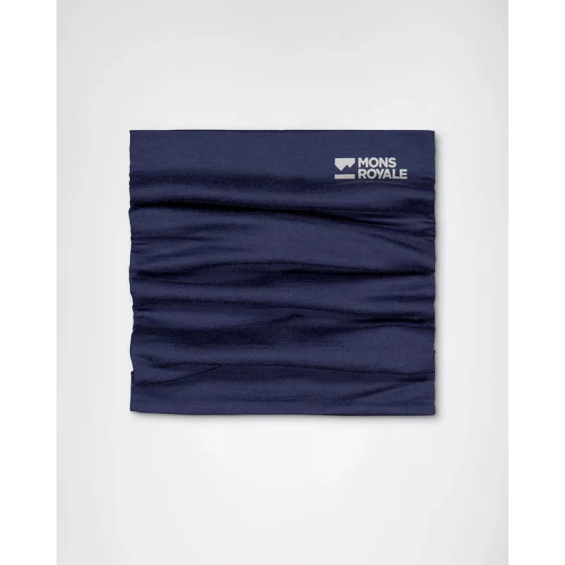 Mons Royale Double Up Merino Neckwarmer Midnight
