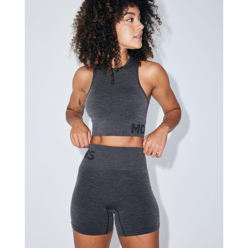 Mons Royale Solace Merino Seamless Tank Forged Iron