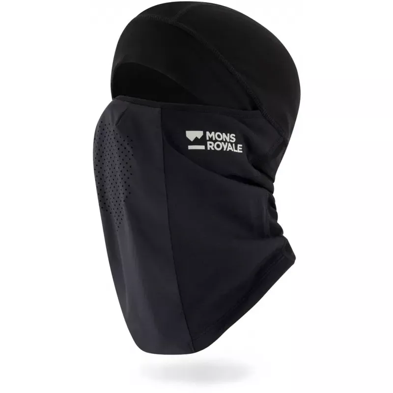 Mons Royale Storm Tech Merino Balaclava Black