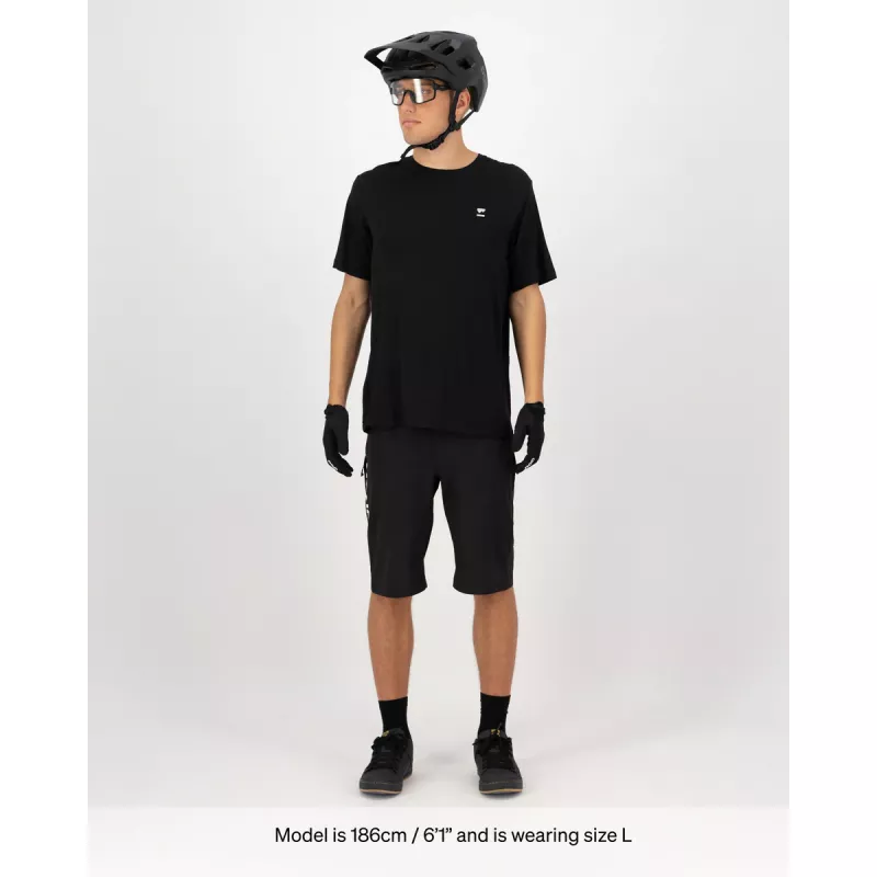 Mons Royale Tarn Merino T-shirt Mens Black - Bilde 3