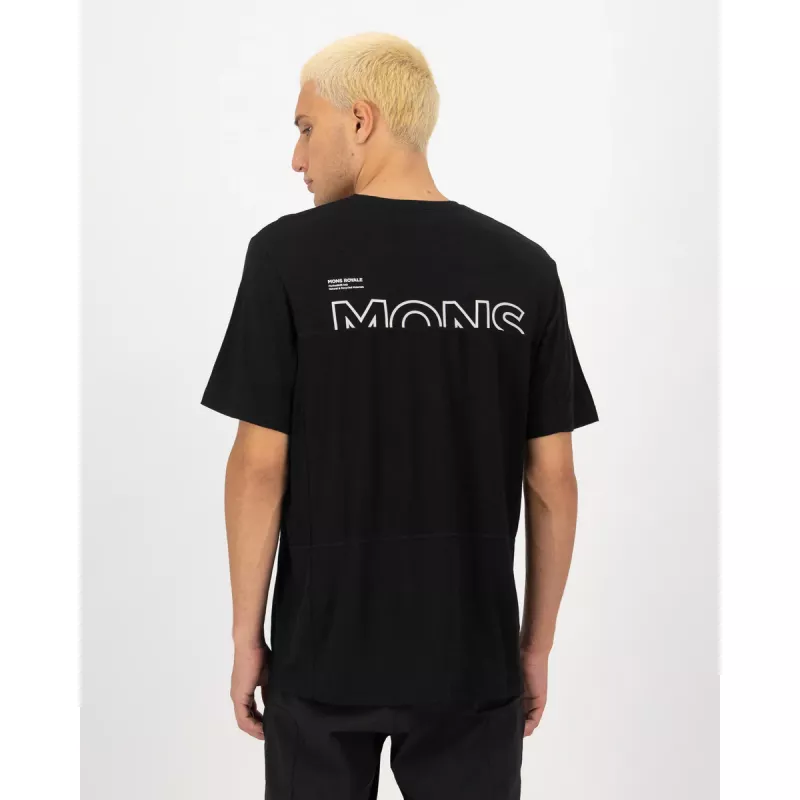 Mons Royale Tarn Merino T-shirt Mens Black - Bilde 4