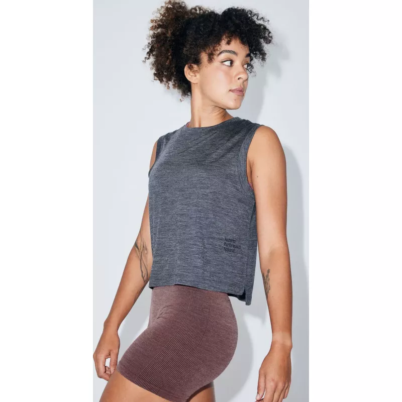 Mons Royale Zephyr Merino Tencel™ Tank Womens Smoke