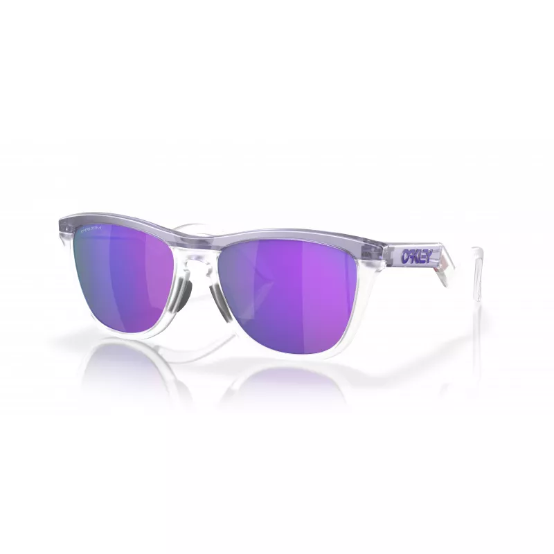 Oakley Frogskins Hybrid Matte Lilac/Prizm Clear w/Prizm Violet