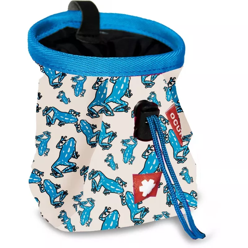 Ocun Lucky Kid Chalk Bag Frog Blue