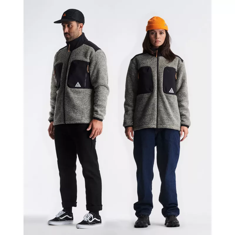 Orage All Gender Grizzly Pile Jacket Boreal