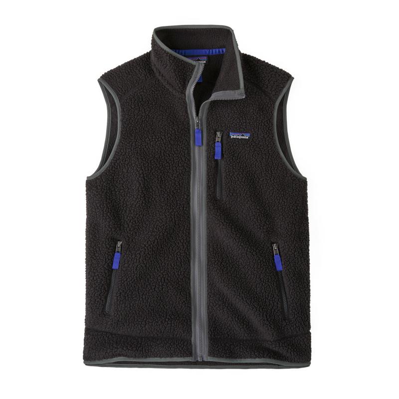 Patagonia Patagonia Mens Retro Pile Vest Black w-Forge Grey P22821 Platou Sport Bergen 1